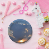 Teacup Cloud Formation by STaylorとの夕日 ペーパープレート (パーティー)