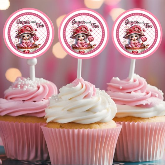 Teacup Cutie Sticker ラウンドシール