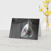 Teacup Friendsノートカ空白のード カード (黄色い花)