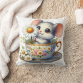 Teacup Mousw クッション (ブランケット)