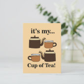 Teacup Teapot Its My Cup of Tea ポストカード (スタンド正面)