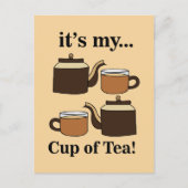 Teacup Teapot Its My Cup of Tea ポストカード (正面)