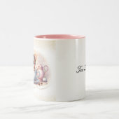  Teacup Yorkie Coffee Lover ツートーンマグカップ (中央)