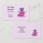 Teacups名刺のスタッキング 名刺 (正面/裏面)