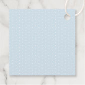 Teacups赤エレガントちゃんシャワー茶会お気に入りラベル フェイバータグ (裏面)