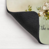 ~teal蝶平静の祈りの言葉のマウスパッド マウスパッド (コーナー)