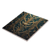 Teal and Gold Tapestry タイル (側面)