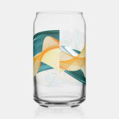 Teal and Orange Game day ガラス缶 (右)