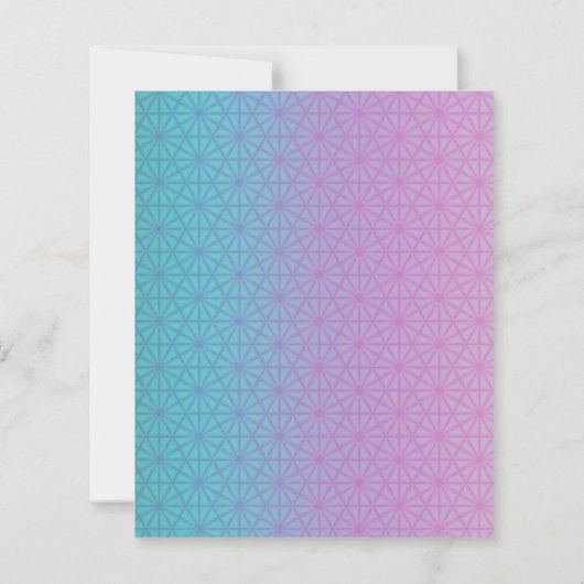 Teal and pale purple gradient scrapbook paper (裏面)