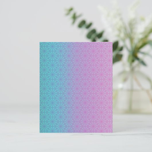 Teal and pale purple gradient scrapbook paper (スタンド正面)
