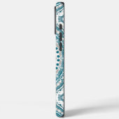 Teal and Tan Modern Mandala Design Case-Mate iPhoneケース (裏面 / 左)