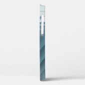 Teal and white digital wallpaper Case-Mate iPhoneケース (裏面 / 左)