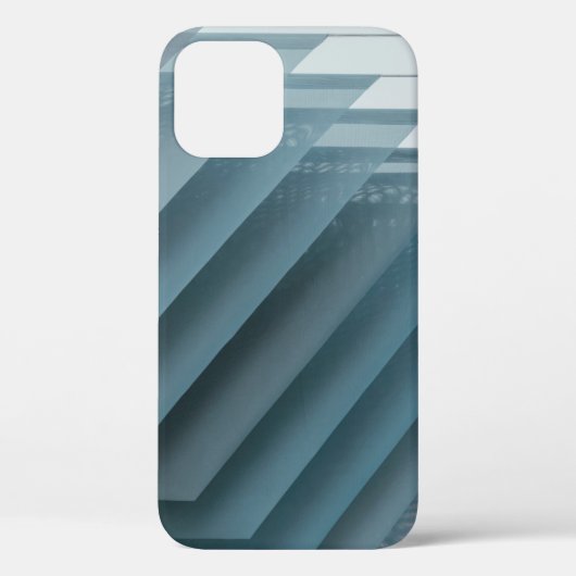 Teal and white digital wallpaper Case-Mate iPhoneケース (裏面)