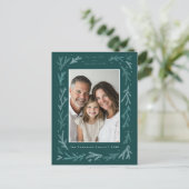 Teal and White Peace on Earth and Good will to All シーズンポストカード (スタンド正面)