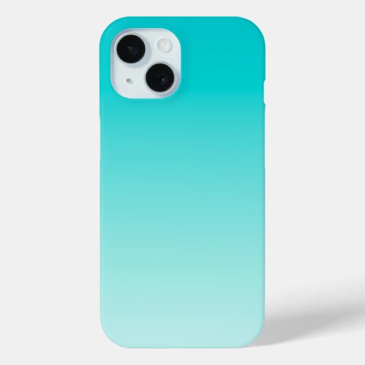 Teal aqua gradient Case-Mate iPhoneケース (裏面)