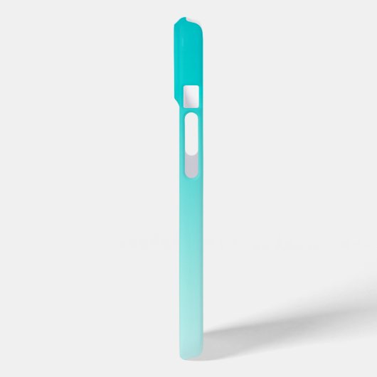 Teal aqua gradient Case-Mate iPhoneケース (裏面 / 左)