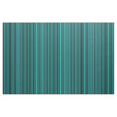 Teal Black Stripes ファブリック (ヤード)