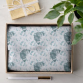 Teal Blue Butterflies Birthday 薄葉紙 (ギフト)