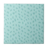Teal Blue Pattern タイル (正面)