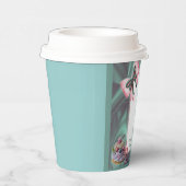Teal & Blush Wedding Paper Cups 紙コップ (右)