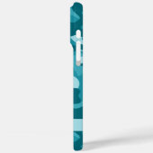 Teal Camouflage Personalized Case-Mate iPhoneケース (裏面 / 左)