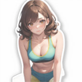 Teal Dynamo Anime Athlete シール (正面)