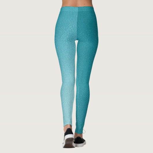 Teal Glitter Glam レギンス (裏面)