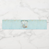 Teal & Gold Easter Bottle Labels ペットボトルラベル (シングルラベル)