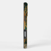 Teal & Gold iPhone 16 Pro Max Case | Elegant Egypt iPhoneケース (右側面)