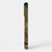 Teal & Gold iPhone 16 Pro Max Case | Elegant Egypt iPhoneケース (左側面)