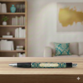 Teal Gold Prayer Journal Accessory with Name ボールペン