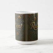 Teal Gold Resilient Affirmation Classic Mug コーヒーマグカップ (中央)