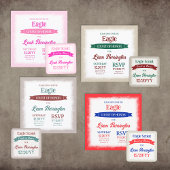 Teal Green, Burgundy Eagle Scout Court of Honor 招待状