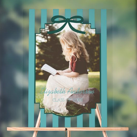 Teal Green Graduation アクリルサイン (ニュートラル)