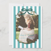 Teal Green Graduation サンキューカード (正面)