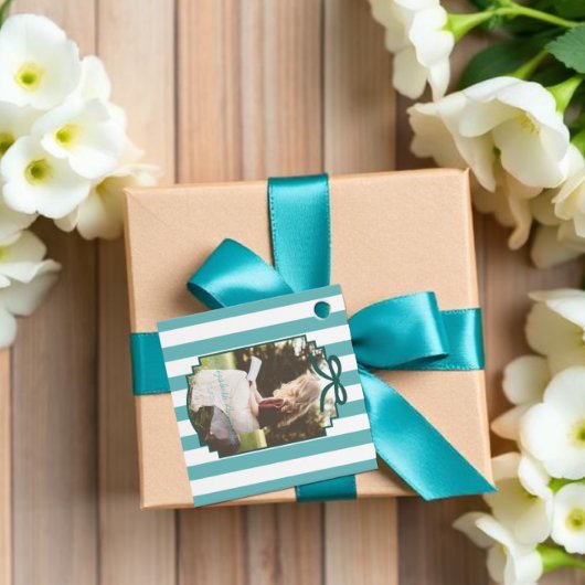 Teal Green Graduation フェイバータグ