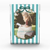 Teal Green Graduation フォトブロック (正面)