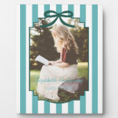 Teal Green Graduation フォトプラーク (正面)