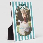 Teal Green Graduation フォトプラーク (側面)