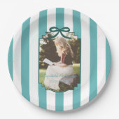 Teal Green Graduation ペーパープレート (正面)