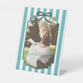 Teal Green Graduation 台座サイン (正面)