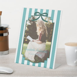 Teal Green Graduation 台座サイン