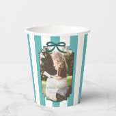 Teal Green Graduation 紙コップ (正面)