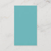 Teal Green Graduation Name Card 名刺 (裏面)