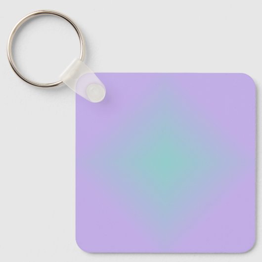 Teal Lavender Glow キーホルダー (正面)