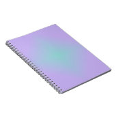 Teal Lavender Glow ノートブック (右側)