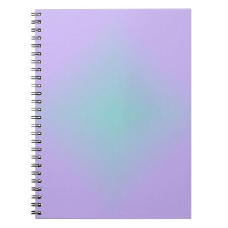 Teal Lavender Glow ノートブック