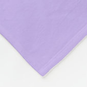 Teal Lavender Glow フリースブランケット (角)
