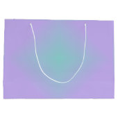 Teal Lavender Glow ラージペーパーバッグ (裏面)