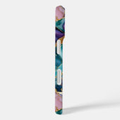 Teal Marble Phone Case Gold Abstract Luxury Case-Mate iPhoneケース (裏面 / 右)